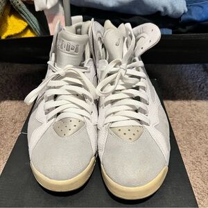 Jordan Air 7 Retro White and Silver